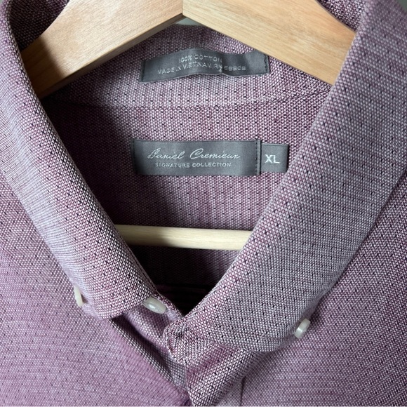 Daniel Cremieux Men’s Plum Long Sleeve Button Up Shirt Size XL - Picture 6 of 14